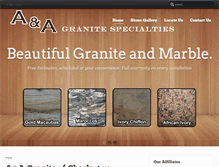 Tablet Screenshot of charleston-granite.com